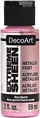 DecoArt Extreme Sheen ROSE QUARTZ Metallic Acrylic Paint Scrapbooksrus 