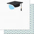 GRADUATION HAT 12"X12" Scrapbook Customs Paper Scrapbooksrus 