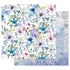 Prima Watercolor Floral IN THE WATER GARDEN 12X12 Scrapbook Paper Scrapbooksrus 