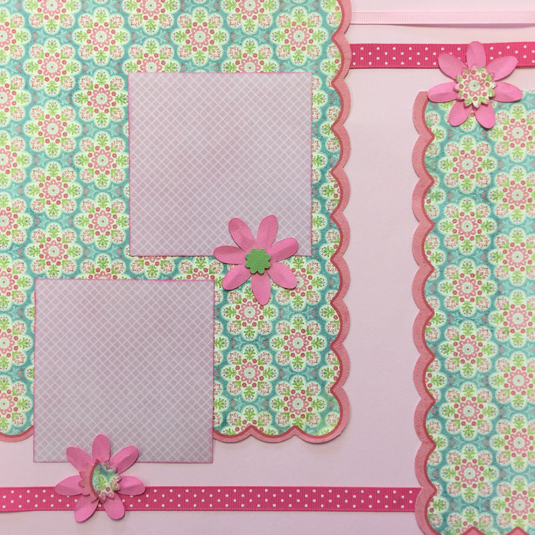 Premade Pages SWEETHEART 12&quot;X12&quot; Scrapbook Page Scrapbooksrus 