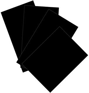 AC Cardstock 12 PAPER ENVELOPES AND CARDS Black