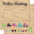 ROLLER SKATING FLOOR WATERCOLOR DS 12"X12" Paper Scrapbooksrus 