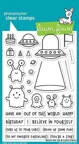Lawn Fawn Beam Me Up Clear Stamp @Scrapbooksrus Las Vegas Store