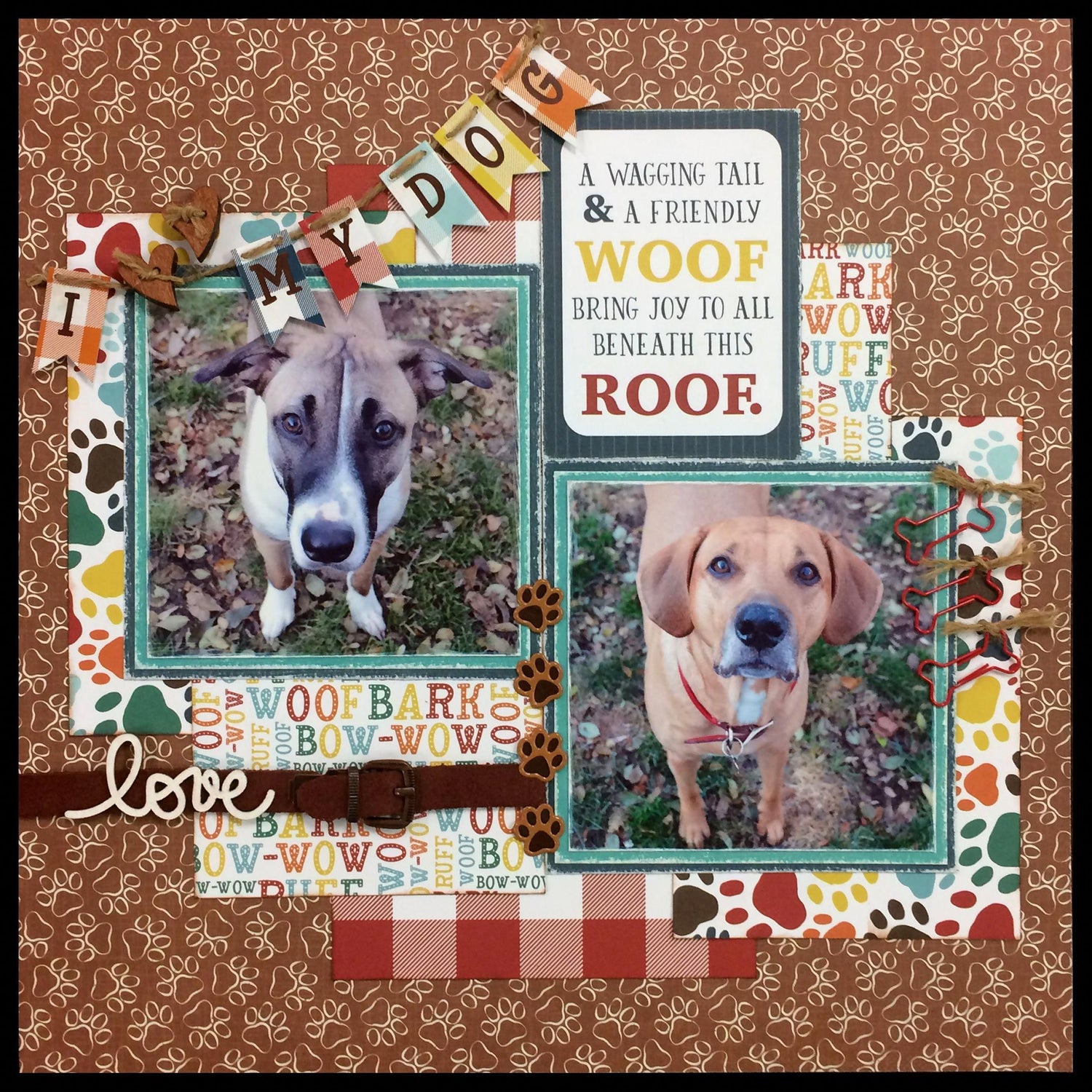 Photoplay DOG LOVER 12X12 Paper Collection Pack Scrapbooksrus 