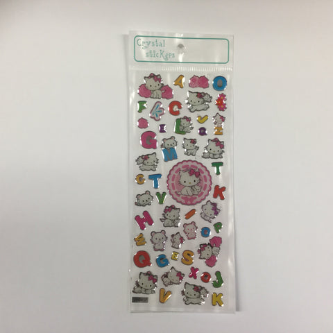 Crystal Stickers CHARMMY KITTY (2) 52pc Scrapbooksrus 