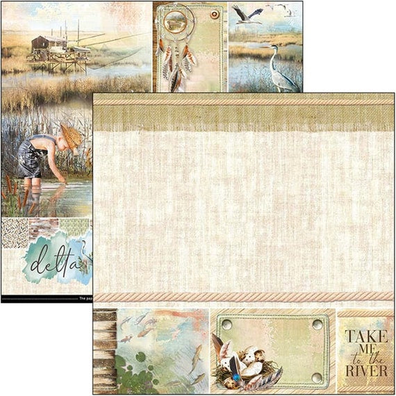 Ciao Bella DELTA 12x12  Paper Pad 12 Sheets Scrapbooksrus 