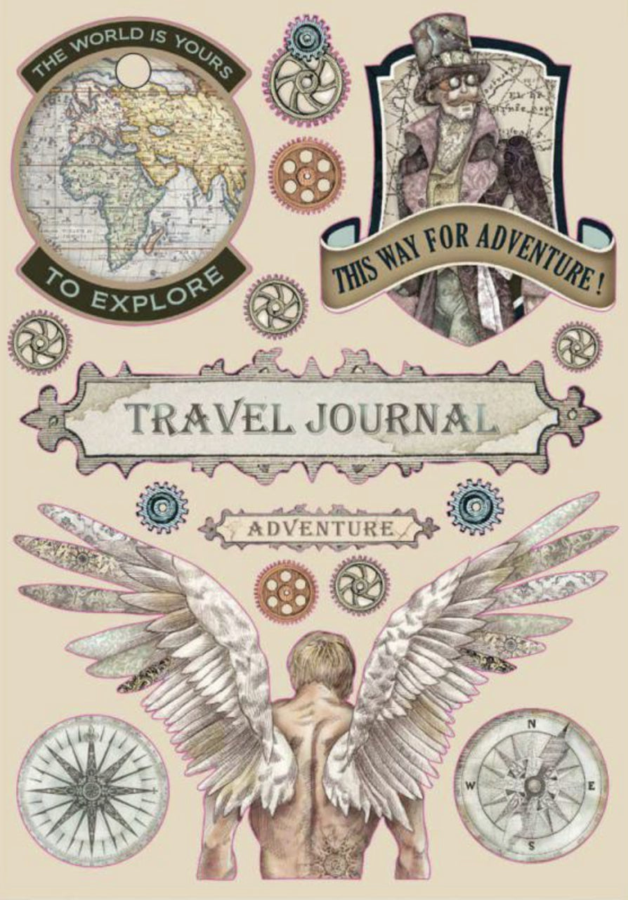 Stamperia SIR VAGABOND Wooden Shapes Scrapbooksrus