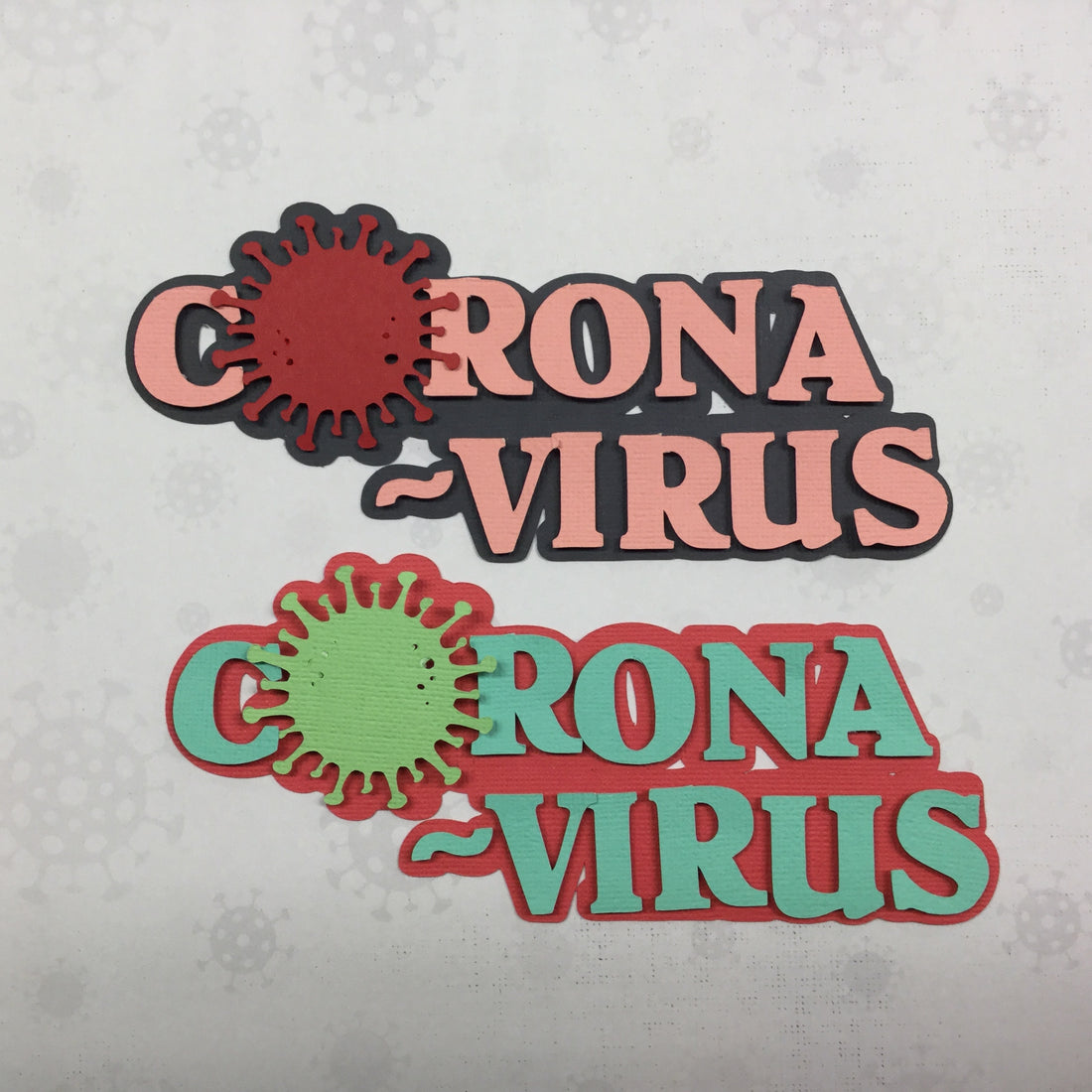 Corona Covid-19 Quarantine Scrapbook DieCuts CORONAVIRUS Scrapbooksrus