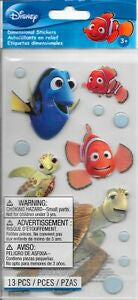 EK Success FINDING NEMO Dimensional Stickers 13 pc. Scrapbooksrus 