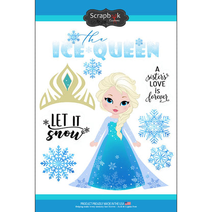 Disney ICE QUEEN Sticker 9pc Scrapbooksrus 