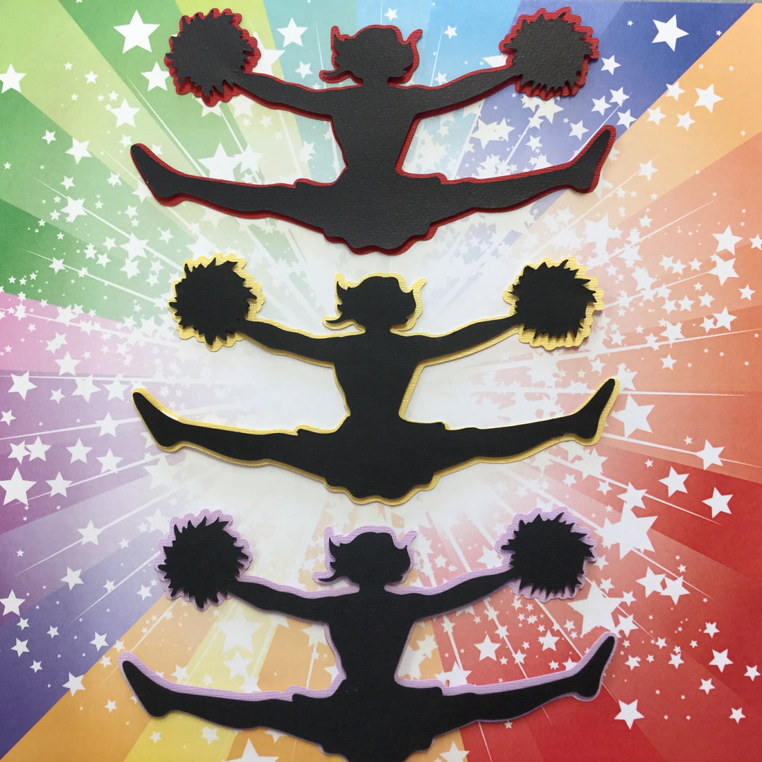 CHEERLEADER Scrapbook Die Cut Embellishment Scrapbooksrus