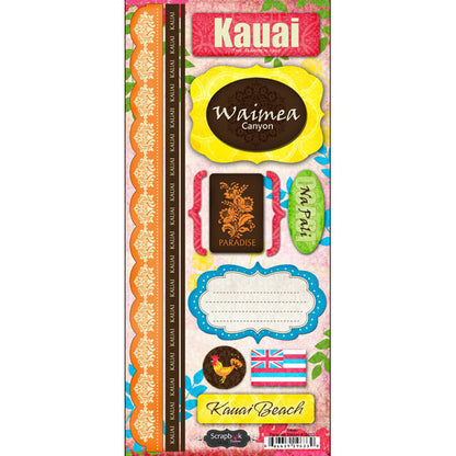 Page Kit Scrapbook KAUAI HAWAII KIT 10 pc. Scrapbooksrus 