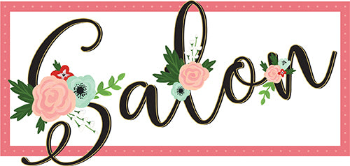 Echo Park 6"x12" SALON CHIPBOARD Accents Sticker 45pc Scrapbooksrus