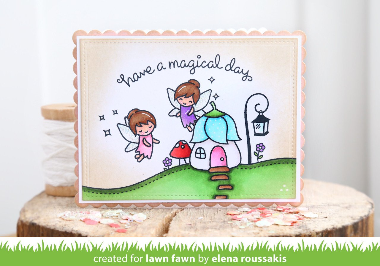 Lawn Fawn Fairy Friends Stamp @Scrapbooksrus Las Vegas