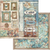 Stamperia Atelier De Arts LUGGAGE SBB778 12"X12" Scrapbook Paper Scrapbooksrus 