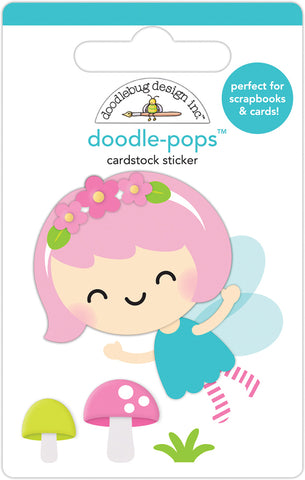 Doodlebug PIXIE Doodle-Pops 3D Stickers Scrapbooksrus 