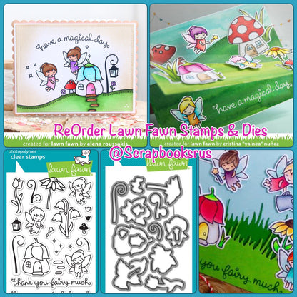 Lawn Fawn Fairy Friends Stamp @Scrapbooksrus Las Vegas