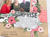 Simple Stories Bloom TODAY’S THE DAY 12x12” Scrapbook Paper Scrapbooksrus 