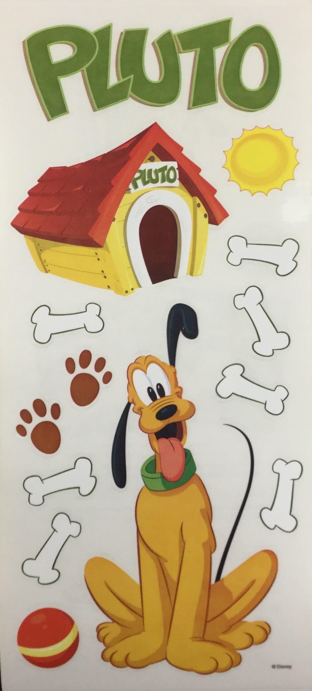 Disney PLUTO Stickers 14pc Scrapbooksrus 