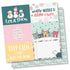 Simple Stories Freezin’ Season 4x6 HORIZONTAL ELEMENTS 12x12 Scrapbook Paper Scrapbooksrus 