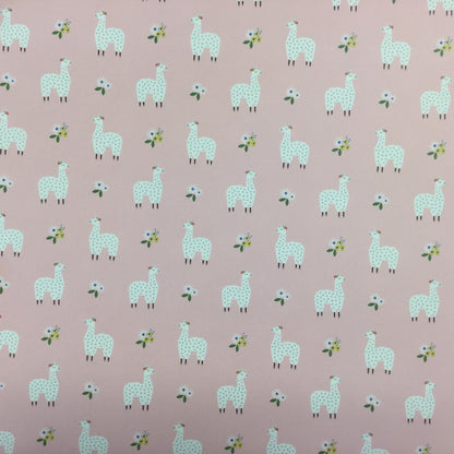 Jen Hadfield My Bright Life LOVELY LLAMAS 12&quot;X12&quot; Scrapbook Paper Scrapbooksrus 