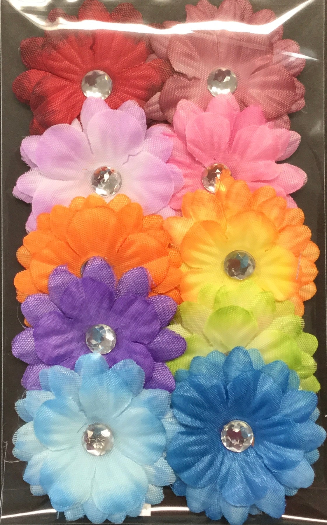 Four LAYERED FLOWERS Set of 10