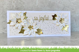 Lawn Fawn Cuts STITCHED POINSETTIA Custom Craft Dies 6pc Scrapbooksrus 