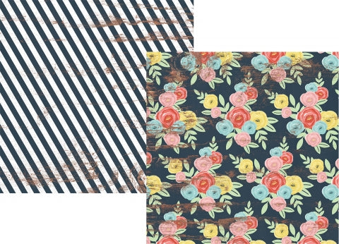 Simple Stories Welcome Spring HELLO SPRING 12x12 Scrapbook Paper Scrapbooksrus