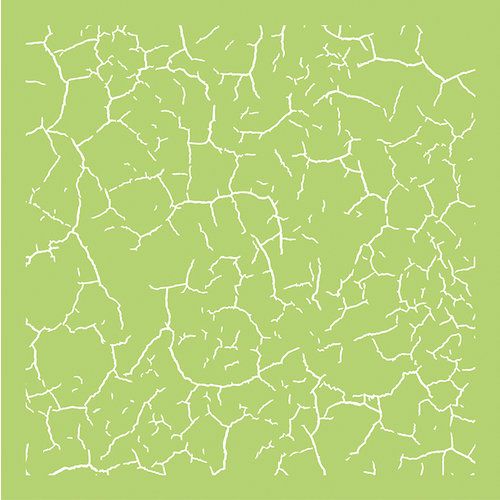 Kaisercraft 12&quot;X12&quot; TEMPLATE CRACKLE 1pc Stencil Scrapbooksrus 