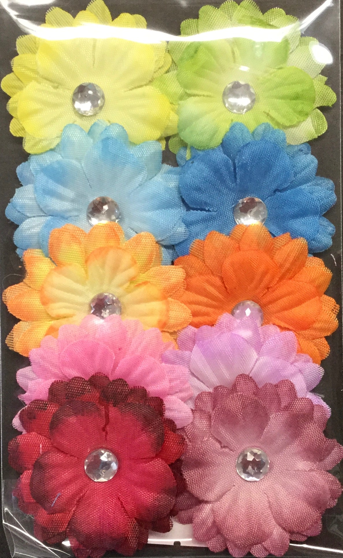 Four LAYERED FLOWERS Set of 10