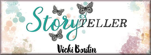American Crafts Vicki Boutin STORYTELLER 12"X12" Paper Pad 24 Sheets Scrapbooksrus