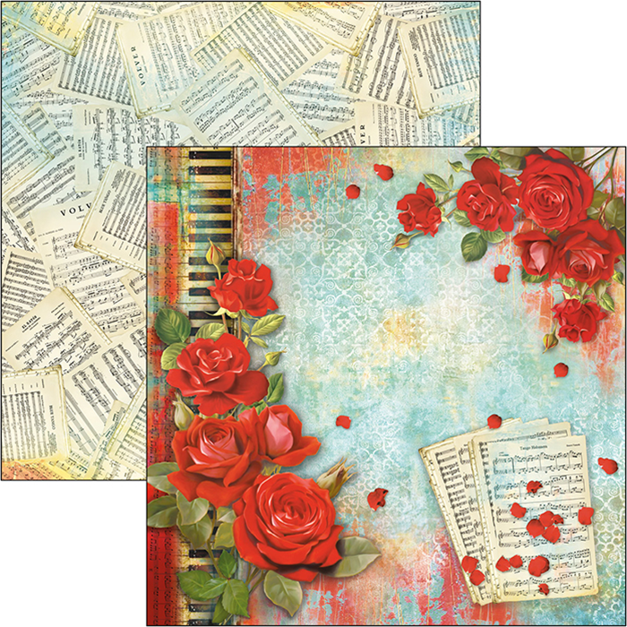 Ciao Bella TANGO Paper Pad 12 SheetsScrapbooksrus 