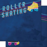 ROLLER SKATING WATERCOLOR DS 12"X12" Paper Scrapbooksrus 
