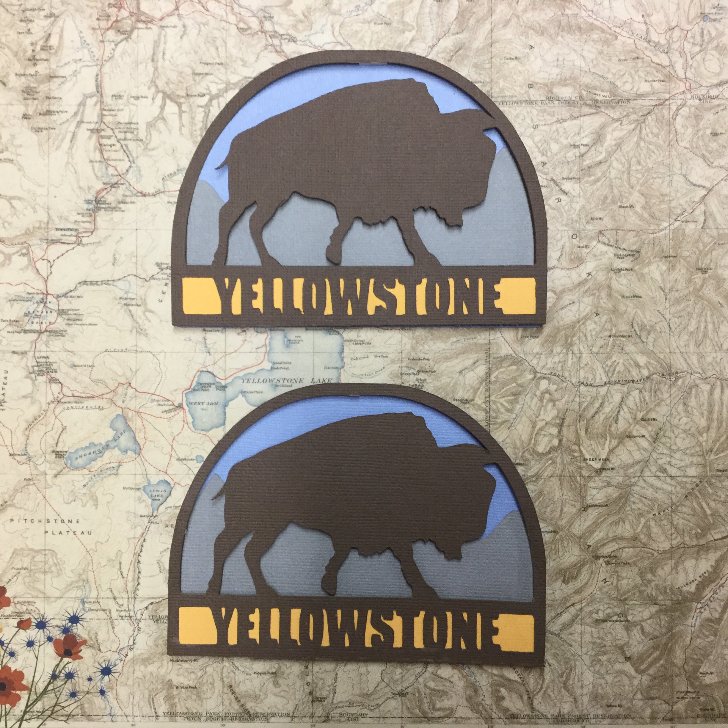 YELLOWSTONE National Park Die Cuts Scrapbooksrus 