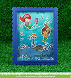 Lawn Fawn MERMAID FOR YOU Clear Stamps 26 pc Scrapbooksrus 