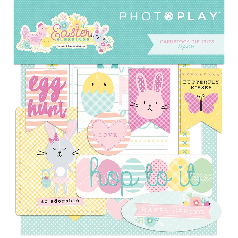 Photo Play EASTER BLESSINGS Cardstock DieCuts 29pc