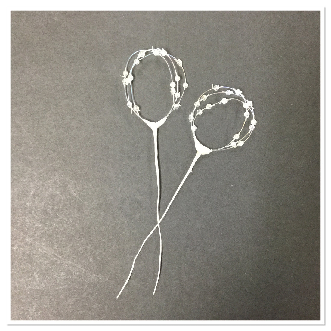 Clear Pearl Loop 1.5” Embellishment Scrapbooksrus