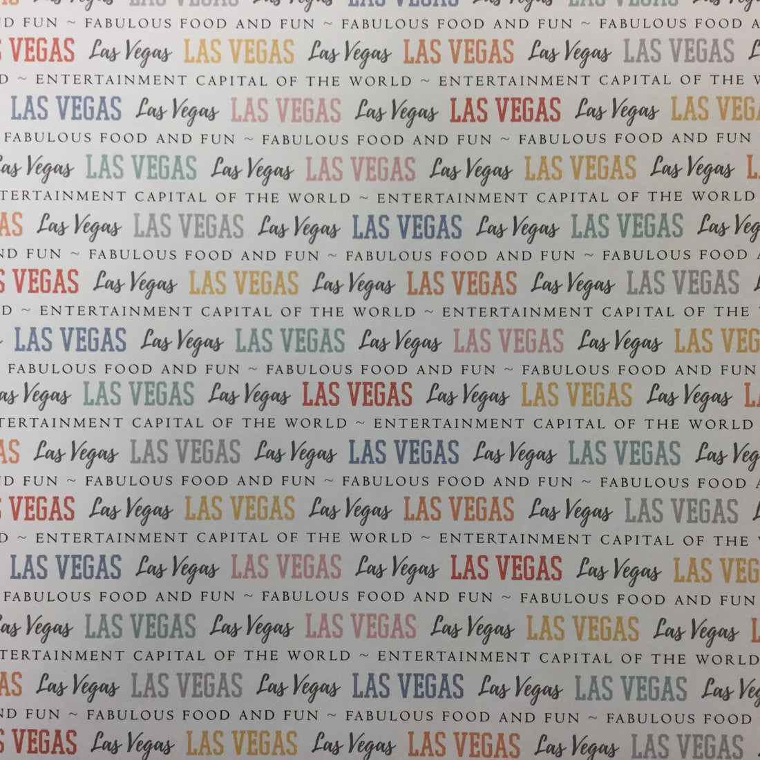 LAS VEGAS  Double Sided Pride 12X12 Scrapbook Paper Scrapbooksrus