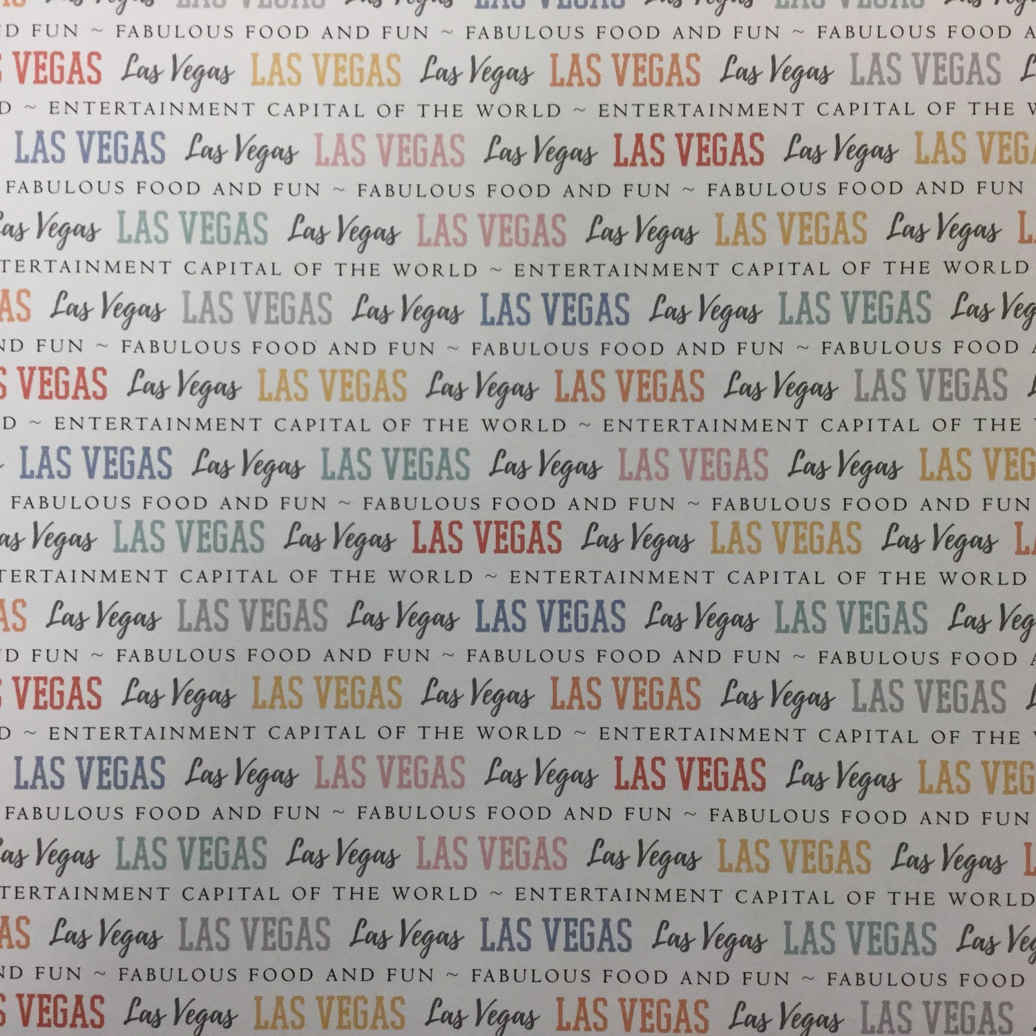 LAS VEGAS  Double Sided Pride 12X12 Scrapbook Paper Scrapbooksrus 