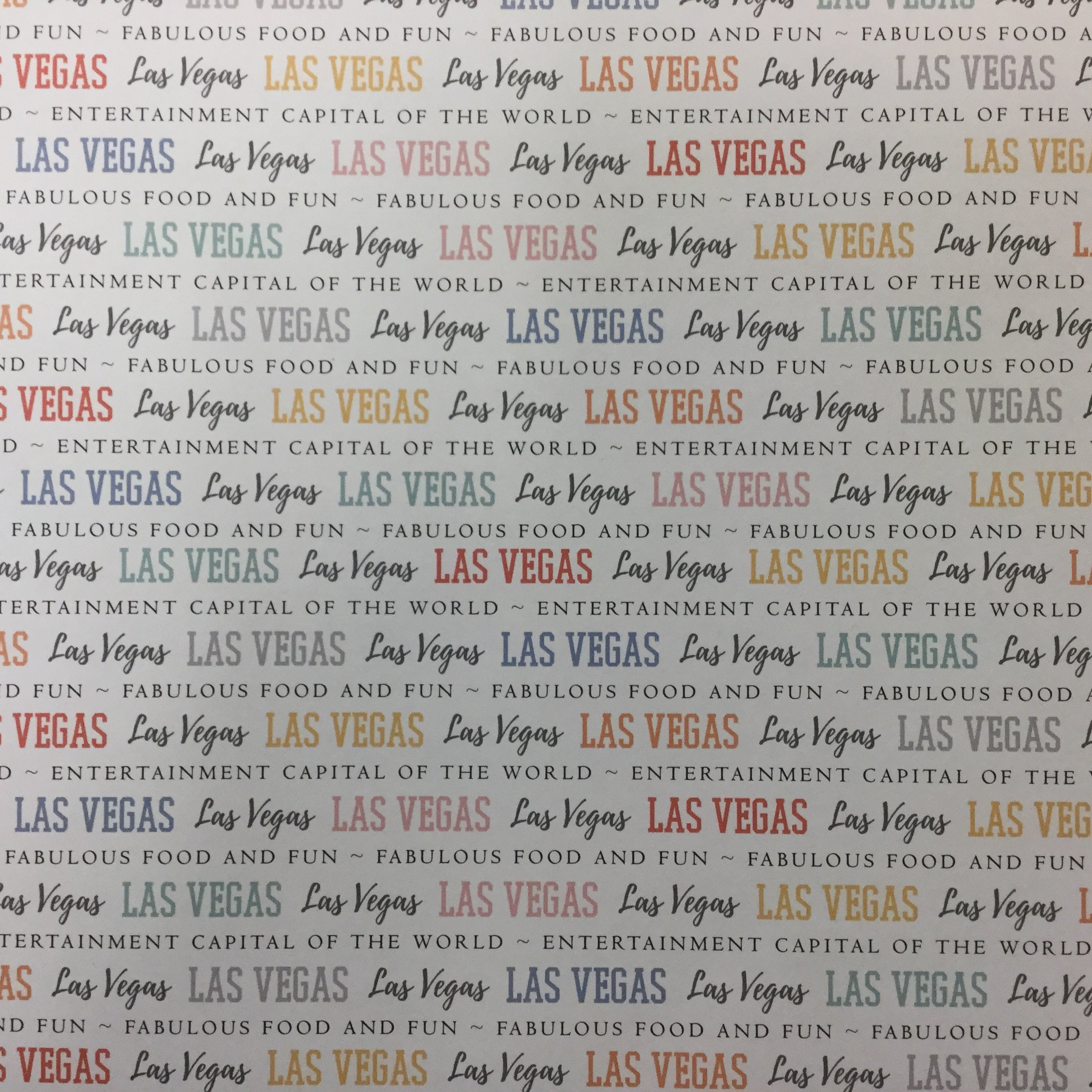 LAS VEGAS  Double Sided Pride 12X12 Scrapbook Paper Scrapbooksrus 