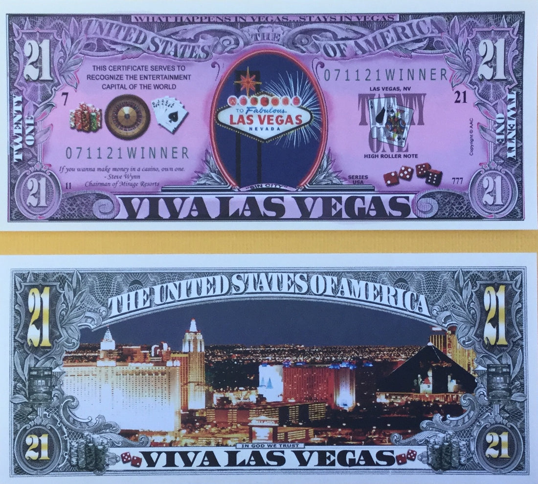 Paper Money 21 VIVA LAS VEGAS Scrapbooksrus 