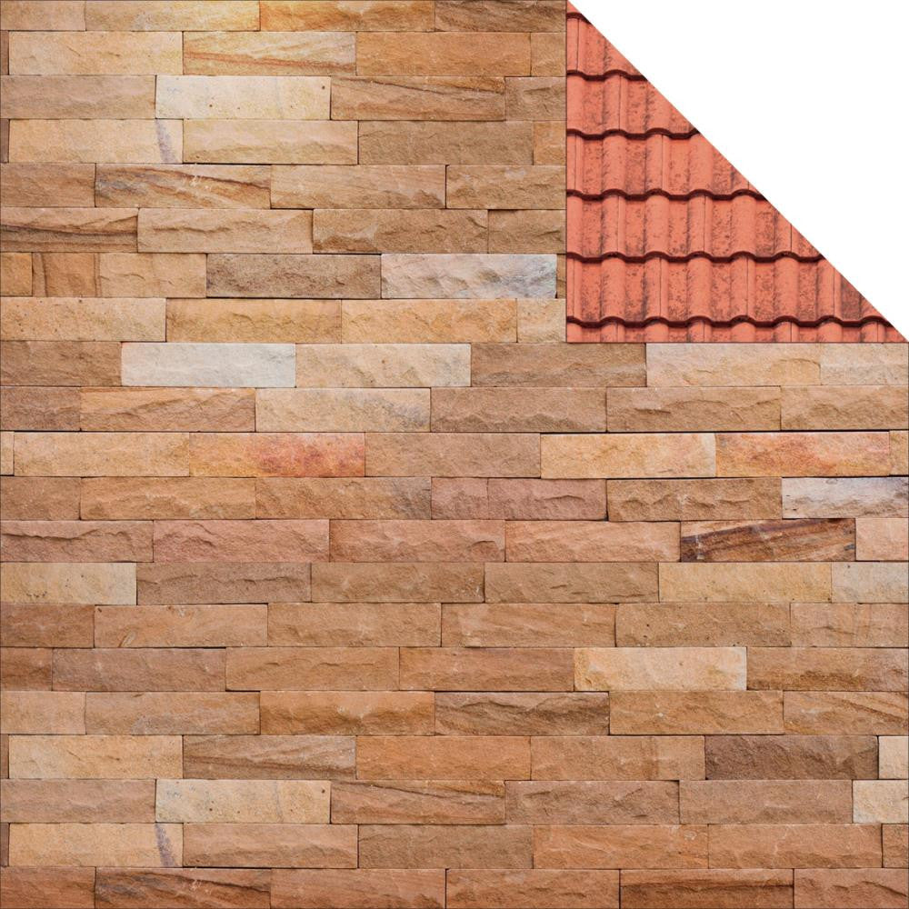 Kaisercraft Base Coat TILES 12"X12" Cardstock Sheet