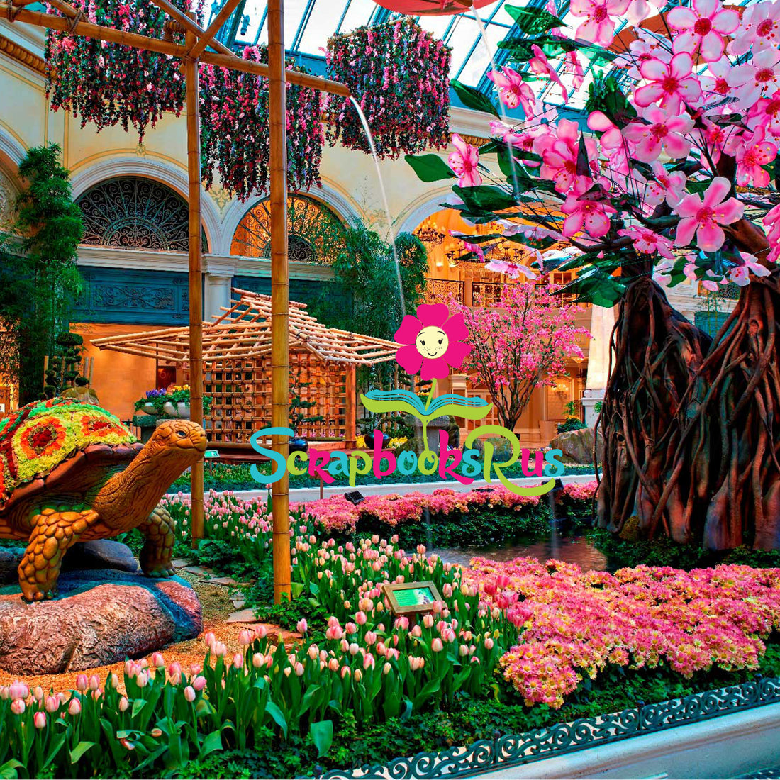 Bellagio Japanese Garden 2018 12"x12" Scrapbook Paper Las Vegas