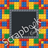 LEGO SCRAPBOOK KIT Building Blocks World #1 21pc - Scrapbook Kyandyland