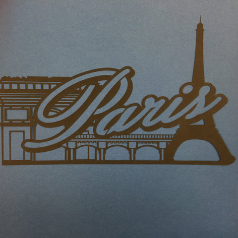 PARIS Custom Travel Scrapbook Die Cuts Scrapbooksrus 