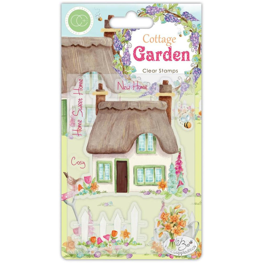 Craft Consortium COTTAGE GARDEN Clear Stamps Scrapbooksrus