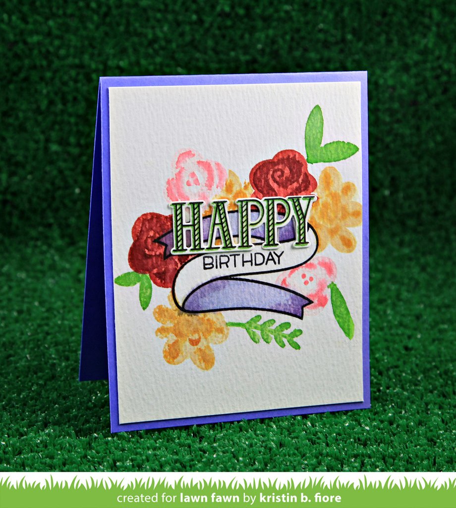 Lawn Fawn HAPPY HAPPY HAPPY Clear Stamps 29pc Scrapbooksrus 