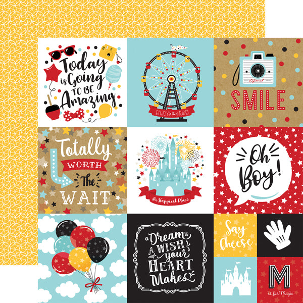 Echo Park  12&quot;x12&quot; REMEMBER THE MAGIC 13pc COLLECTION KIT Scrapbooksrus 