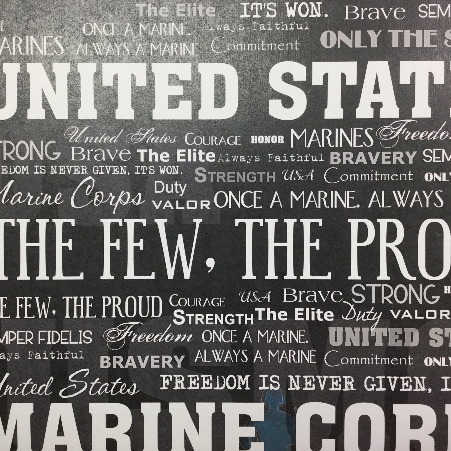 US MARINES 12x12” Scrapbook Kit Scrapbooksrus 