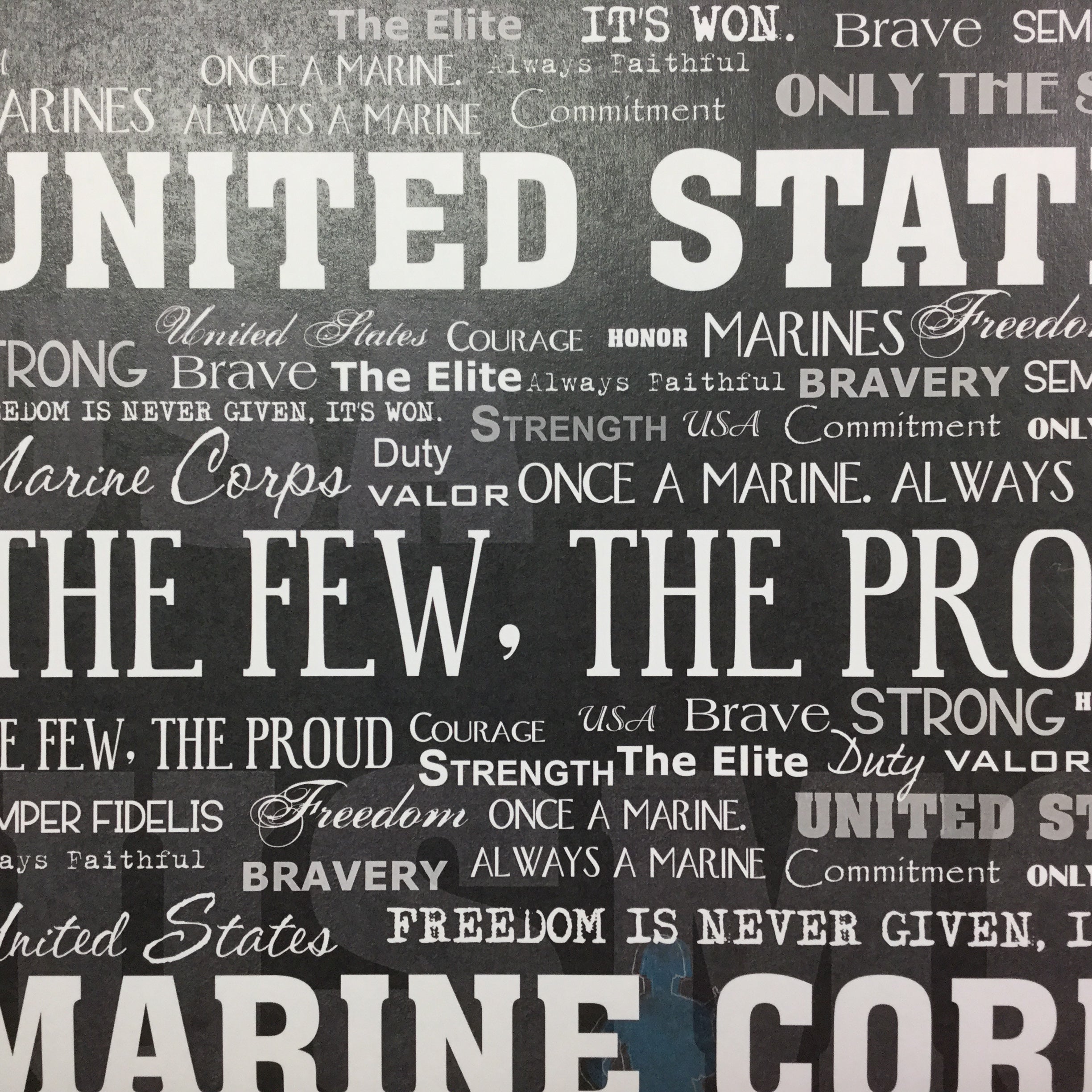 US MARINES 12x12” Scrapbook Kit Scrapbooksrus 